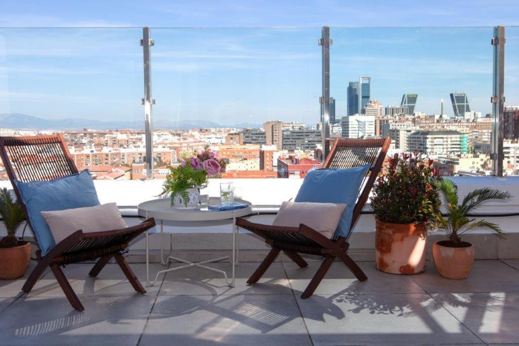 Wishome - Atico Con Espectacular Terraza En Bernabeu Madrid Extérieur photo