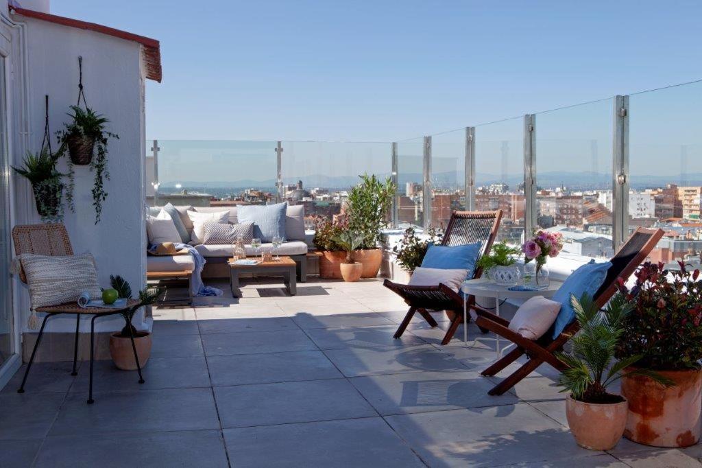 Wishome - Atico Con Espectacular Terraza En Bernabeu Madrid Extérieur photo